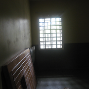 An isolation cell in Alonnah, Royal Derwent Hospital, as it looked in October 2012